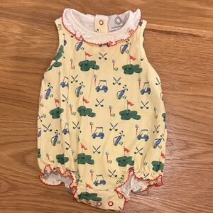 Golf Themed Baby Romper